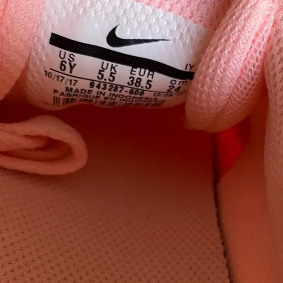 New Nike | Pink Flex Experience 7 Lace Tie Running Sneaker, 6