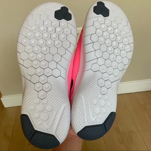 New Nike | Pink Flex Experience 7 Lace Tie Running Sneaker, 6