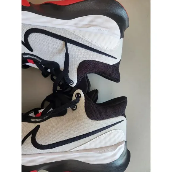 New Nike Renew Elevate III 3 Basketball Shoes White Black Gym Red Size 13