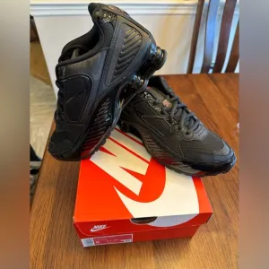 NEW Nike Shox Enigma women’s black sneakers shoes size 9 EUR 40.5