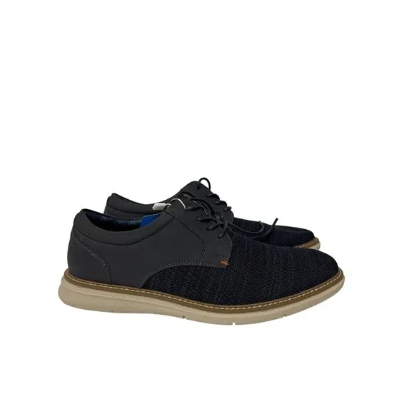 NEW! Nunn Bush Chase Oxford Navy Blue Lace Up Men's Shoes Size 8