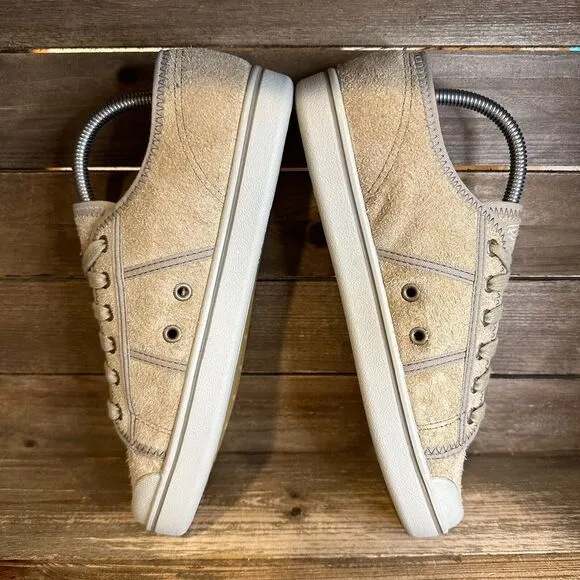 New NWOB Mens Keen Eldon Harvest Beige‎ Suede Sneakers Shoes Walking Size 8 M