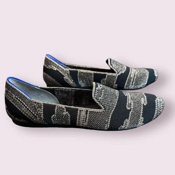 NEW Rothy's The Loafer Women's Golden Shimmer Slip on Flat Shoes (6)