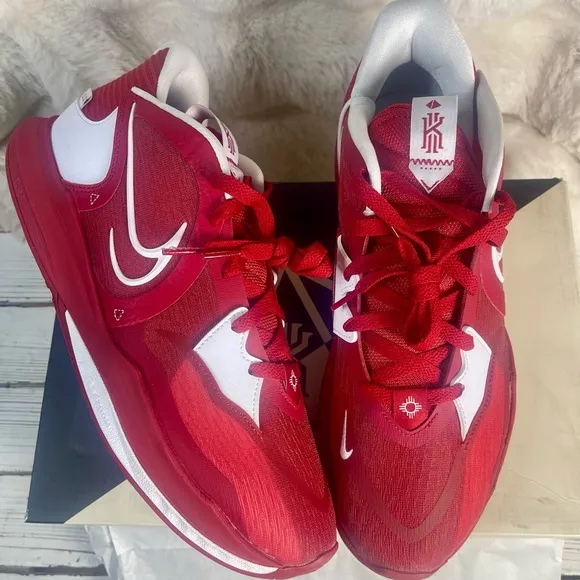 NEW Size 12 - Nike Kyrie 5 TB Promo Low Gym Red Basketball Shoes