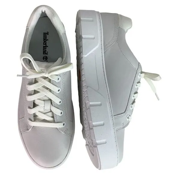 NEW! Timberland Laurel Court Low Lace-Up White Women’s Sneaker Sz 9.5 or 10