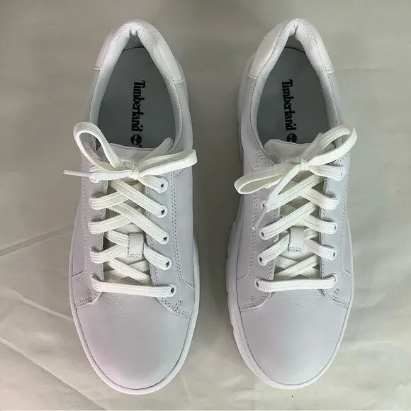 NEW! Timberland Laurel Court Low Lace-Up White Women’s Sneaker Sz 9.5 or 10