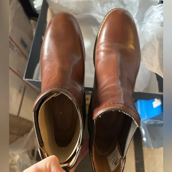 NEW Tommy Hilfiger Men’s Vitus Boot in Cognac, Size EU 41/US 8