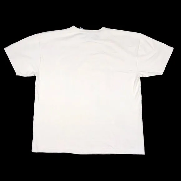 New Warren Lotas Crime Pays in Las Vegas Cream Tee T Shirt Size XXL Rare B26