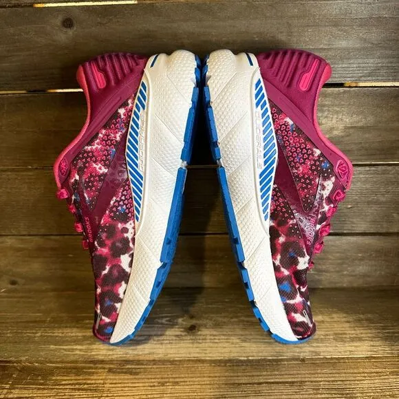New Womens Brooks Adrenaline GTS 22 Pink Leopard Athletic Running Shoes Size 5.5