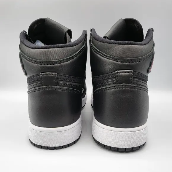 NEW Youth 4 | Women 5.5 Jordan 1 High Black Satin - 575441-060