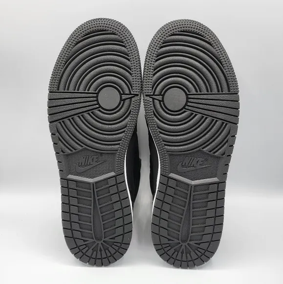NEW Youth 4 | Women 5.5 Jordan 1 High Black Satin - 575441-060