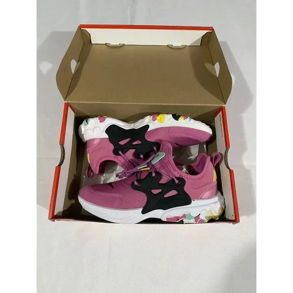 New Youth Size 5Y Pink Nike React Presto MC (GS) Running Shoes CD8138 600