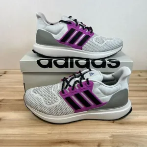 New Adidas UBOUNCE DNA running shoes womens 8.5 Orbit Grey Core Black Purple