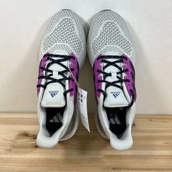 New Adidas UBOUNCE DNA running shoes womens 8.5 Orbit Grey Core Black Purple