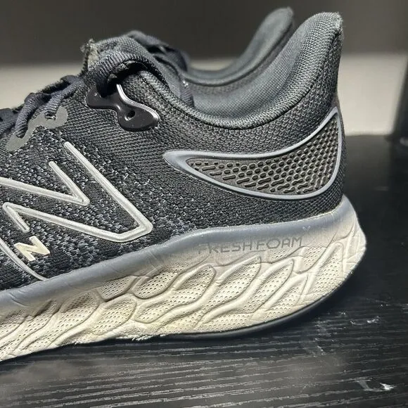 New Balance Fresh Foam X 1080v12 Shoes Size 12.5 D Black White Running M1080B12