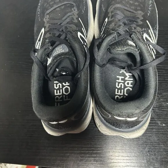 New Balance Fresh Foam X 1080v12 Shoes Size 12.5 D Black White Running M1080B12