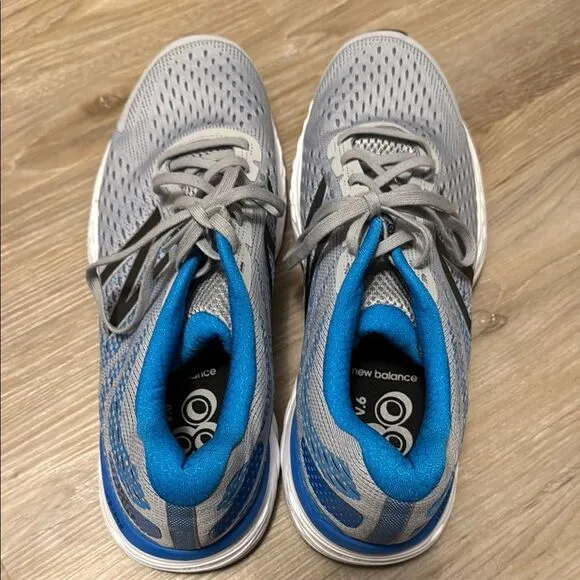 New Balance Gray and Blue Running Shoes