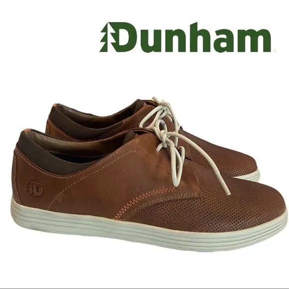 NEW Dunham Men's Colchester Oxford DAH14BR Brown Shoes Sneakers 8 8D