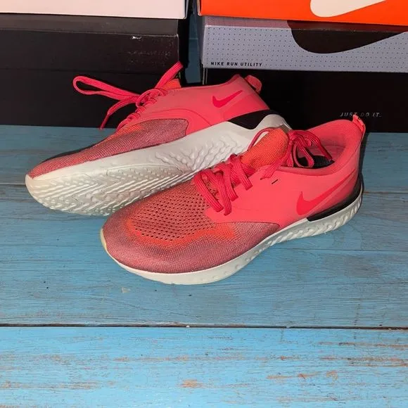 New Womens Nike Odyssey React 2 FLYKNIT Running Shoes AH1016 800