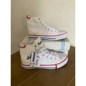 NIB Australia, kids, white hightop, gym shoes, size 34