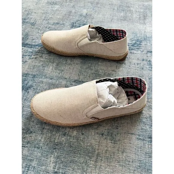 NIB! Ben Sherman Beige Jenson Slip On Shoes Men's Size 8