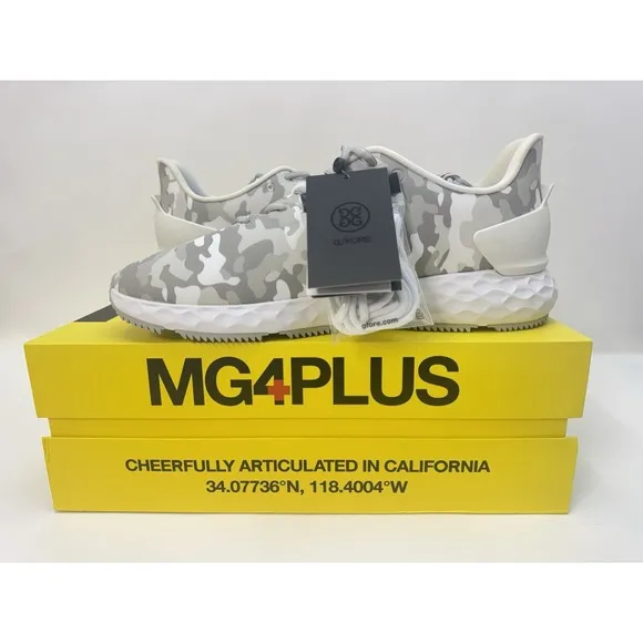 NIB G/FORE MG4  Camo Golf Shoes SNO Snow Men's Size 12