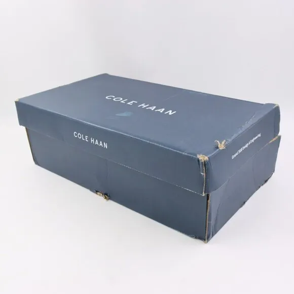 NIDB Cole Haan 2.ZEROGRAND Laser Wingtip Lined Oxfords in Oyster Mushroom US 8.5