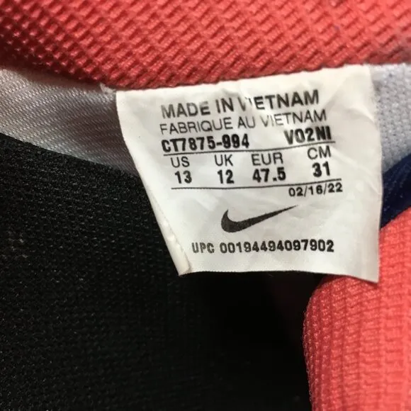Nike 13 Air Force 1 Low ID By You Blue Green Salmon Gym Shoes Sneakers