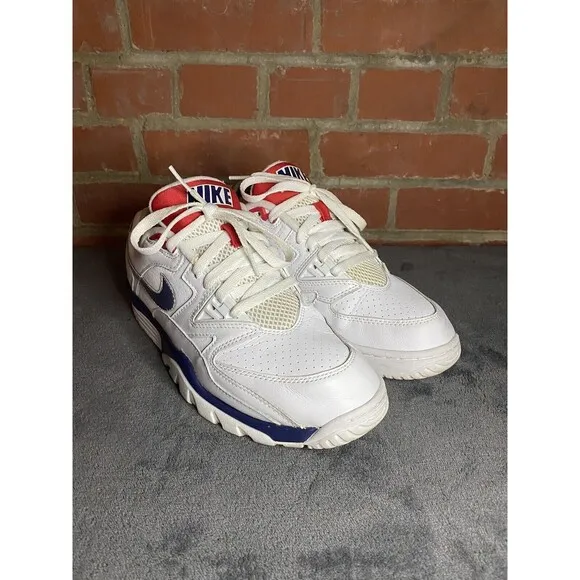 Nike Air Cross Trainer 3 Low USA White Navy Red Men Shoes CN0924-100 Size 8.5