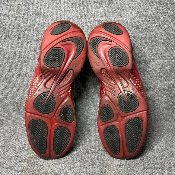 Nike Air Foamposite Pro 624041-603 Men's US 11 Sneakers Gym Red Black Shoes