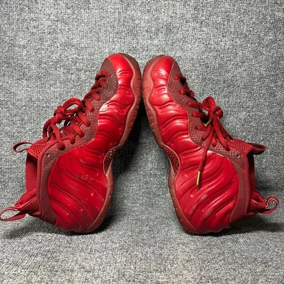 Nike Air Foamposite Pro 624041-603 Men's US 11 Sneakers Gym Red Black Shoes