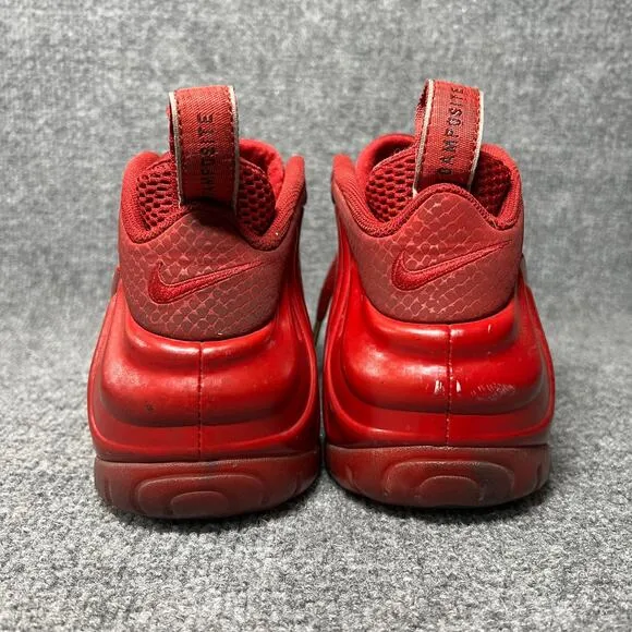 Nike Air Foamposite Pro 624041-603 Men's US 11 Sneakers Gym Red Black Shoes