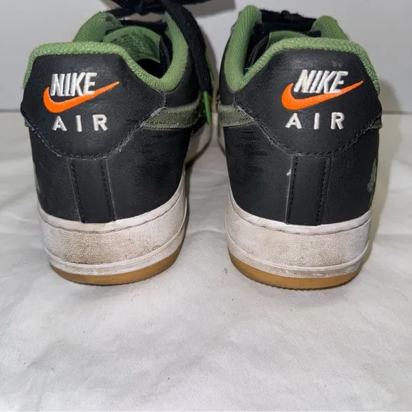 Nike Air Force 1 '07 LV8 'NY vs NY' Black Green DV2123-001 Men's Size 10.5