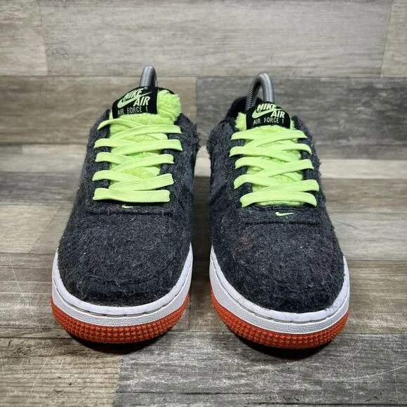 Nike Air Force 1 LV8 GS Shoes Youth 5.5Y Black Ghost Green DZ5187-001