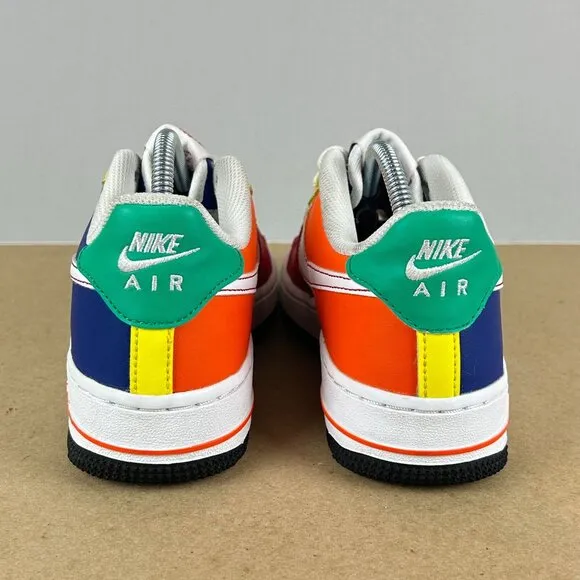 Nike Air Force 1 LV8 Rubik's Cube Leather Athletic Shoes Youth 5Y Multicolor