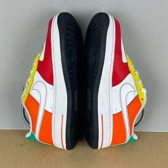 Nike Air Force 1 LV8 Rubik's Cube Leather Athletic Shoes Youth 5Y Multicolor