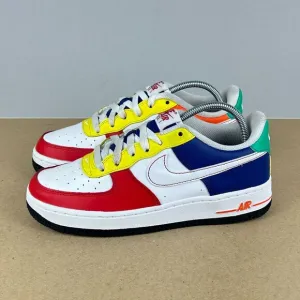 Nike Air Force 1 LV8 Rubik's Cube Leather Athletic Shoes Youth 5Y Multicolor