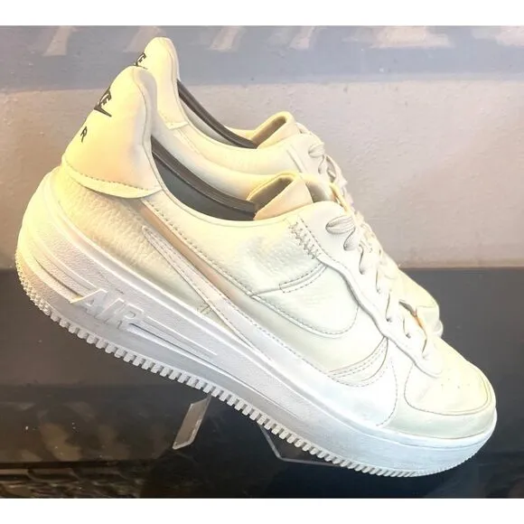 Nike Air Force 1 PLT.AF.ORM Fossil White Shoes 2022 DJ9946-200 Women's Size 11.5