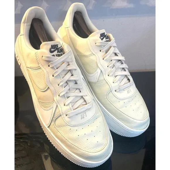Nike Air Force 1 PLT.AF.ORM Fossil White Shoes 2022 DJ9946-200 Women's Size 11.5