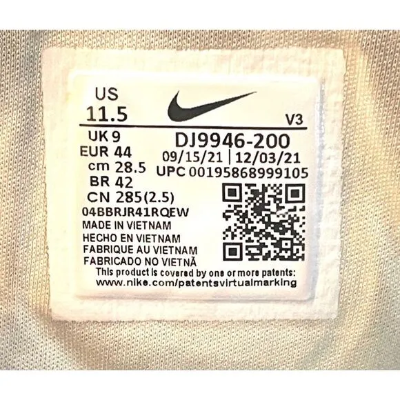 Nike Air Force 1 PLT.AF.ORM Fossil White Shoes 2022 DJ9946-200 Women's Size 11.5