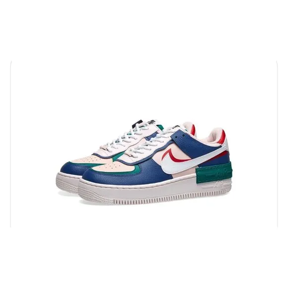 Nike Air Force 1 Shadow Low Mystic Navy Women’s Sneakers Size 9