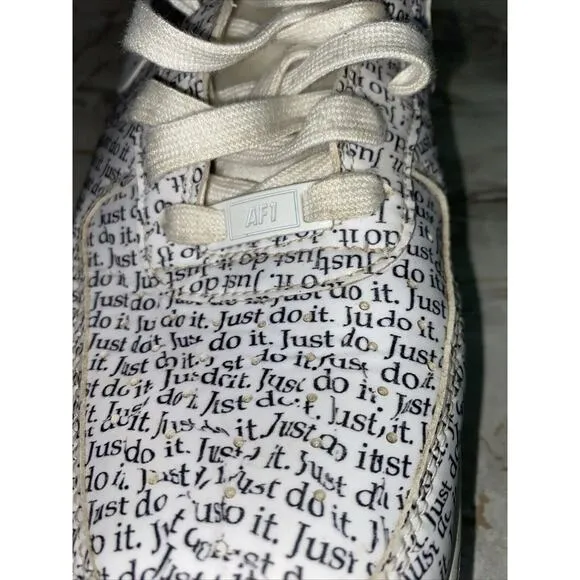NIKE AIR FORCE Ones High '07 LV8 Just Do It All Over 2018 AQ9648-100 Men's 12