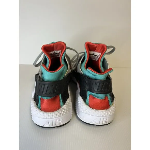 NIKE Air Huarache Flat Silver Clear Jade 318429-023 Mens Size 10.5