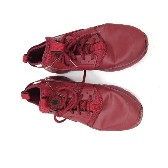NIKE AIR Huarache Run Ultra 875841-600 Burgundy Running Shoes Mens Size 9