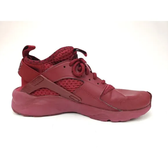 NIKE AIR Huarache Run Ultra 875841-600 Burgundy Running Shoes Mens Size 9