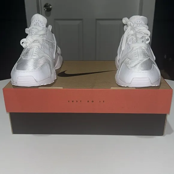 Nike Air Huarache “Triple White” Women’s Size 6.5