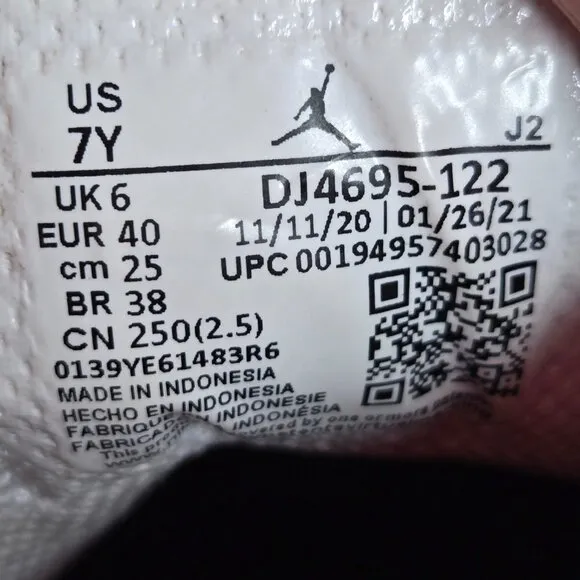Nike Air Jordan 1 Mid GS Youth Kids Size 7Y Black Gym Red DJ4695-122 2021