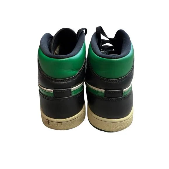 Nike Air Jordan 1 Mid Pine Green Toe 2019 Men's 10.5 Sneakers Shoes 554724-067