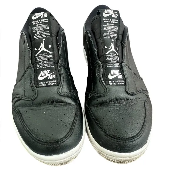 Nike Air Jordan 1 Retro Low Slip Black White AV3918-001 Women's Size 8 Shoes