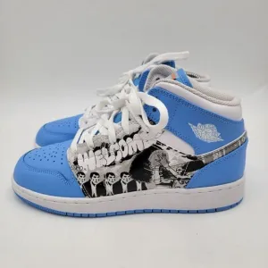 Nike Air Jordan 1 University Blue Sneakers DR6492-100 Sz 6.5Y Women's Shoe Sz 8